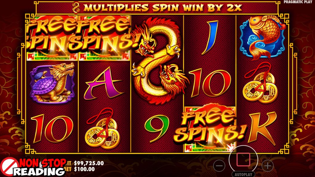 Slot Online Resmi Gempuran Emas dari Game 8 Dragons!