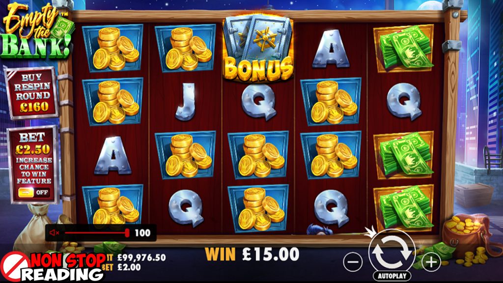 Empty The Bank Pola Scatter Bikin Alarm Cuan Bunyi!